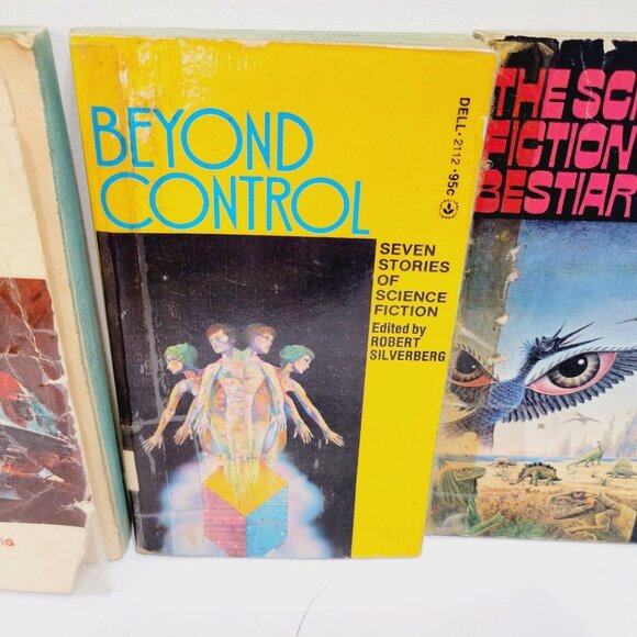 Vtg Roberty Silverberg Books Deep Space Beyond Control Science Fiction Bestiary - Picture 3 of 9